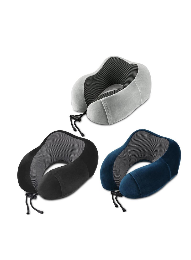 An innovative neck pillow with a zippered pouch that combines comfort and organization. Not only will it relax your neck while traveling or sitting for long periods, it will also keep your small items within easy reach. - Image 4