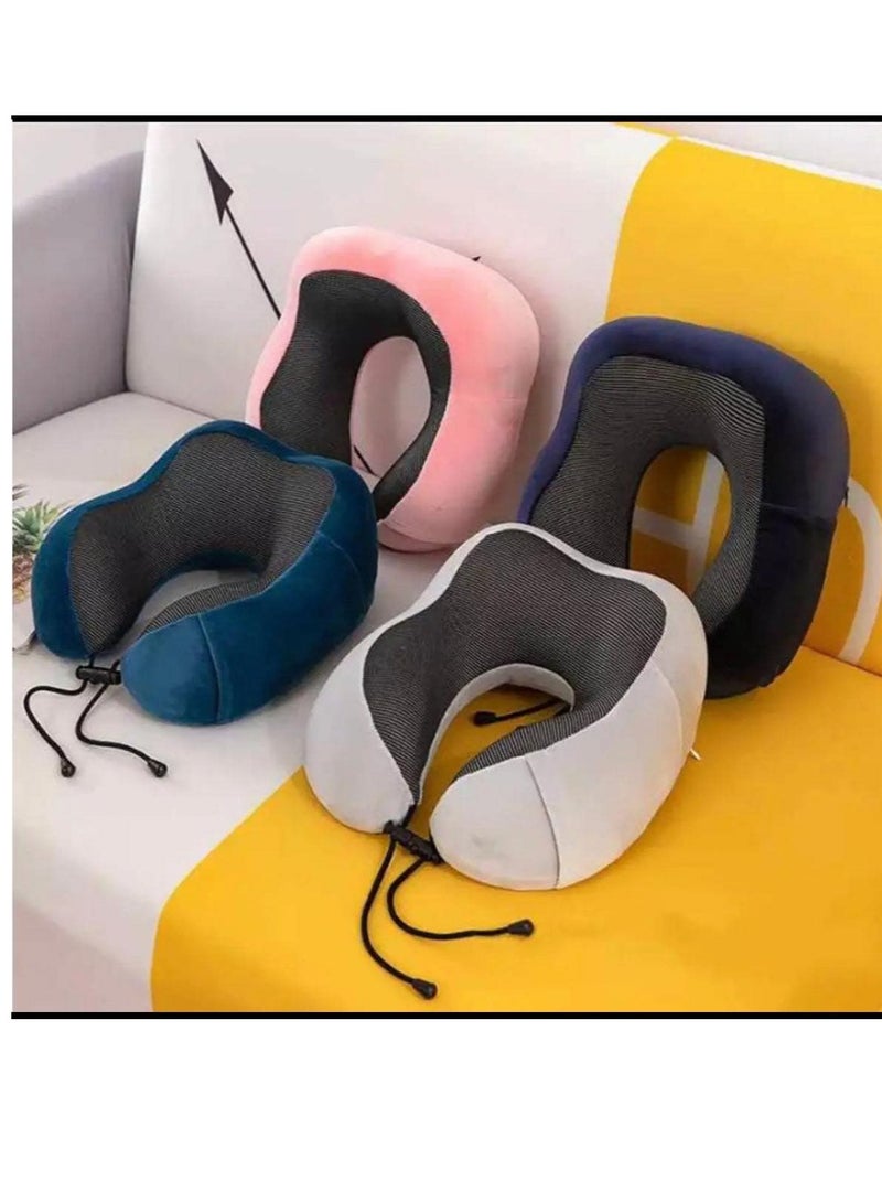 An innovative neck pillow with a zippered pouch that combines comfort and organization. Not only will it relax your neck while traveling or sitting for long periods, it will also keep your small items within easy reach. - Image 3