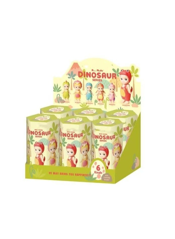 general Dinosaur Angel Sonny Angel blind box Internet celebrity cute tide play doll figure ornament gift (complete set) - Image 1