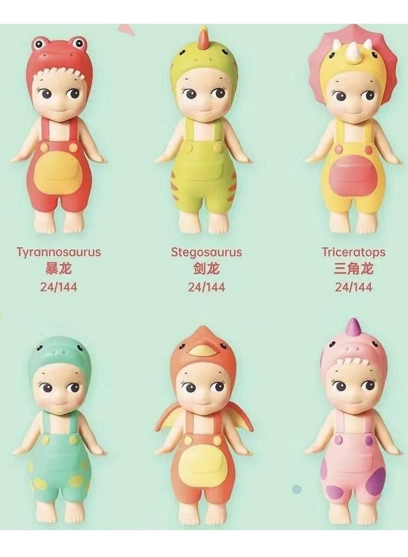 general Dinosaur Angel Sonny Angel blind box Internet celebrity cute tide play doll figure ornament gift (complete set) - Image 2