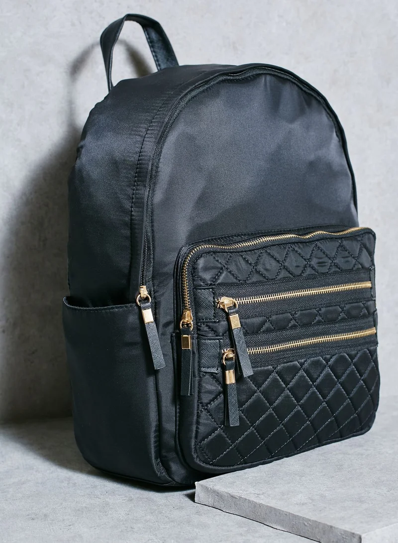 NEW LOOK Nikki Quilted Backpack for Women Best Price Qatar