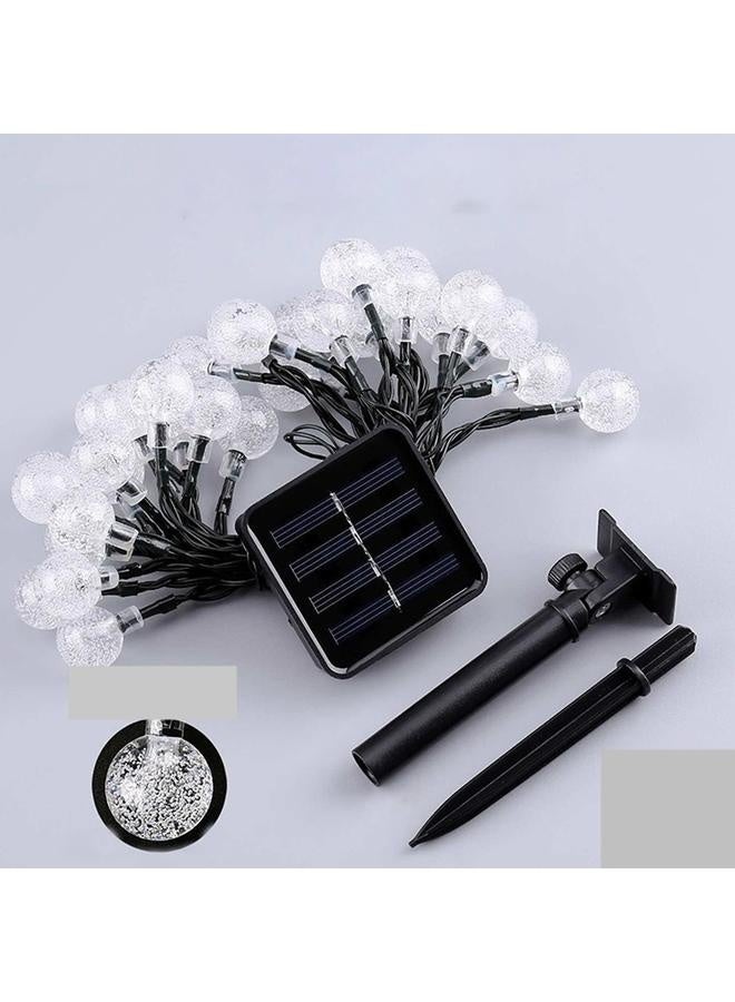 NIBEMINENT Globe String Light Solar Powered String Lights 16.4ft 20 LEDs Waterproof Fairy Lights for Patio Garden Warm Lighting  - Image 4