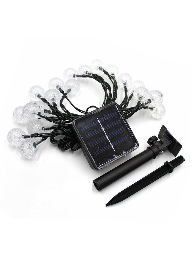 NIBEMINENT Globe String Light Solar Powered String Lights 16.4ft 20 LEDs Waterproof Fairy Lights for Patio Garden Warm Lighting  - Image 2
