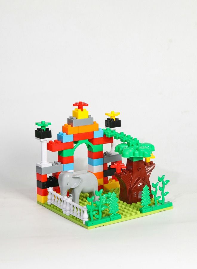 JSAITOYS Assemble Toys Educational Animal Garden Block Building Set For Kids - Image 3