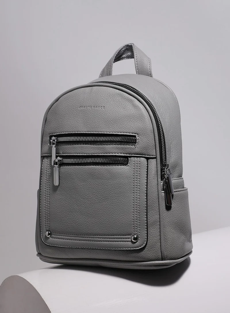 Haute Sauce The Utility Mini Backpack - Grey