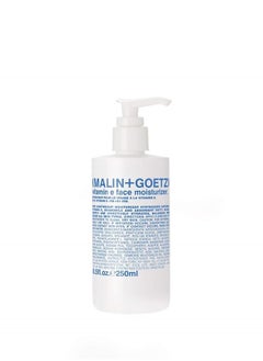 MALIN + GOETZ Vitamin E Face Moisturizer – hydrating, balancing, nourishing, face lotion for dry sensitive skin. multi-taksing, after shave, makeup primer, unisex cruelty free, vegan, 8.5 Fl Oz  - Image 1