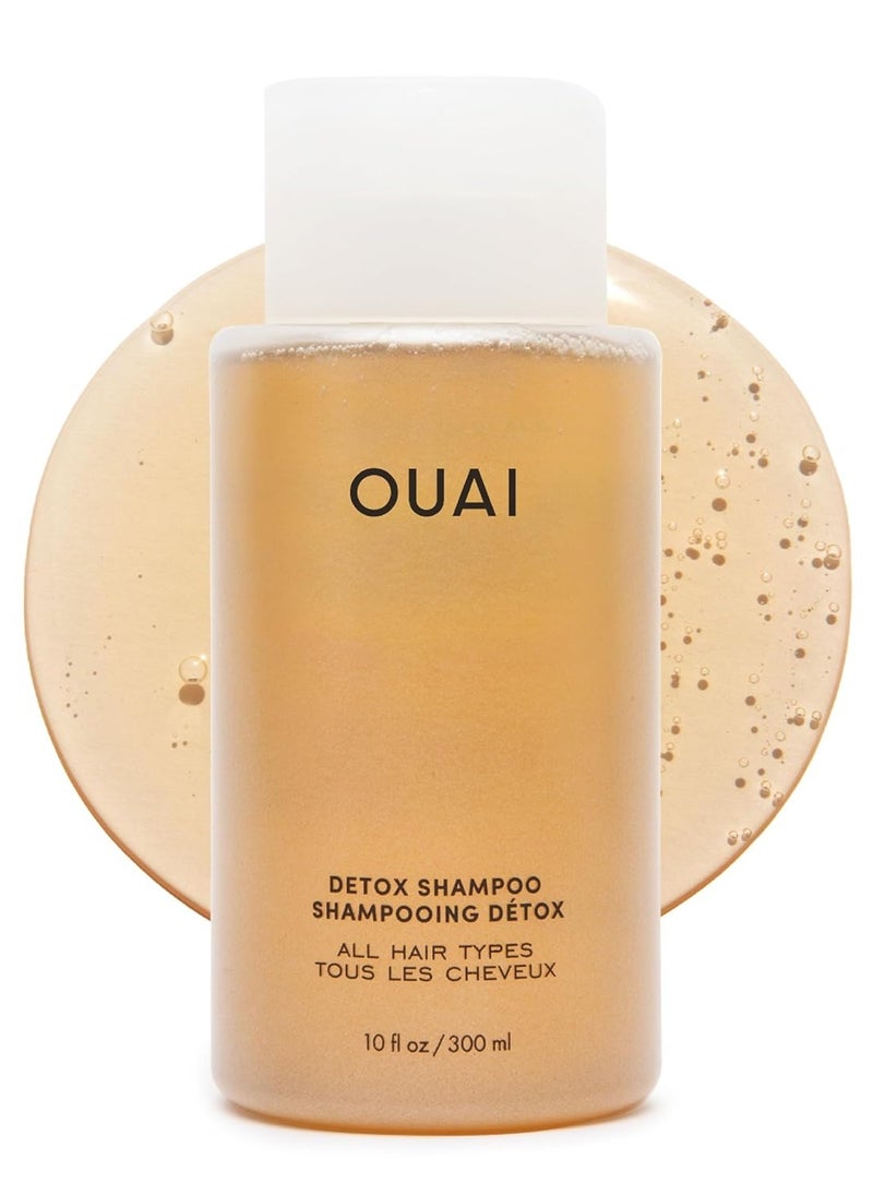 Ouai - OUAI Detox Shampoo - Clarifying Shampoo for Build Up, Dirt, Oil, Product and Hard Water - Apple Cider Vinegar & Keratin for Clean, Refreshed Hair - Sulfate-Free Hair Care (10 oz) - Image 1