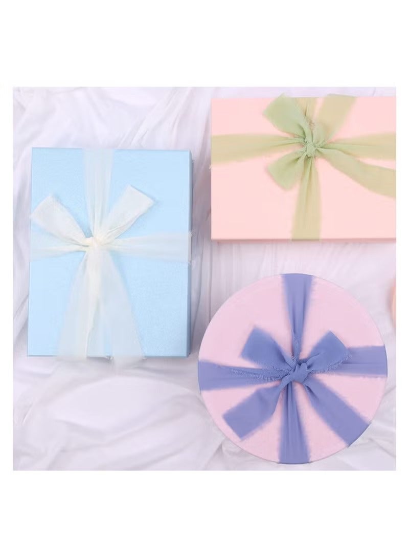 Generic Chiffon Ribbon for Gift Wrapping Wedding Decorations Bridal Shower Decorations Easter Decorations Gift Ribbon for Crafts and Gift Wra  - Image 4