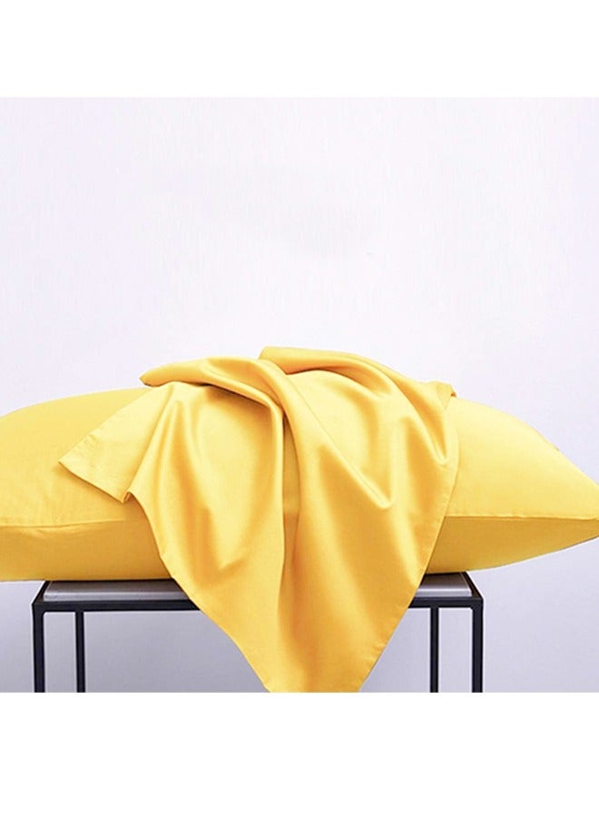 snooze Long Pillowcase, 40*180 cm, Yellow - Image 3