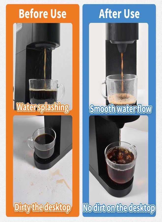 LWOGD Silicone Anti-Leak Coffee Spout for Keurig K-Mini & Express - Splash-Proof Accessory, No Mess Drip-Free Design, Easy to Clean & Reusable (Black) - Image 4