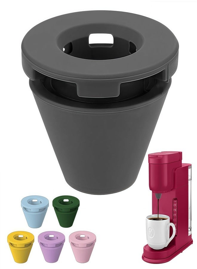 LWOGD Silicone Anti-Leak Coffee Spout for Keurig K-Mini & Express - Splash-Proof Accessory, No Mess Drip-Free Design, Easy to Clean & Reusable (Black) - Image 1
