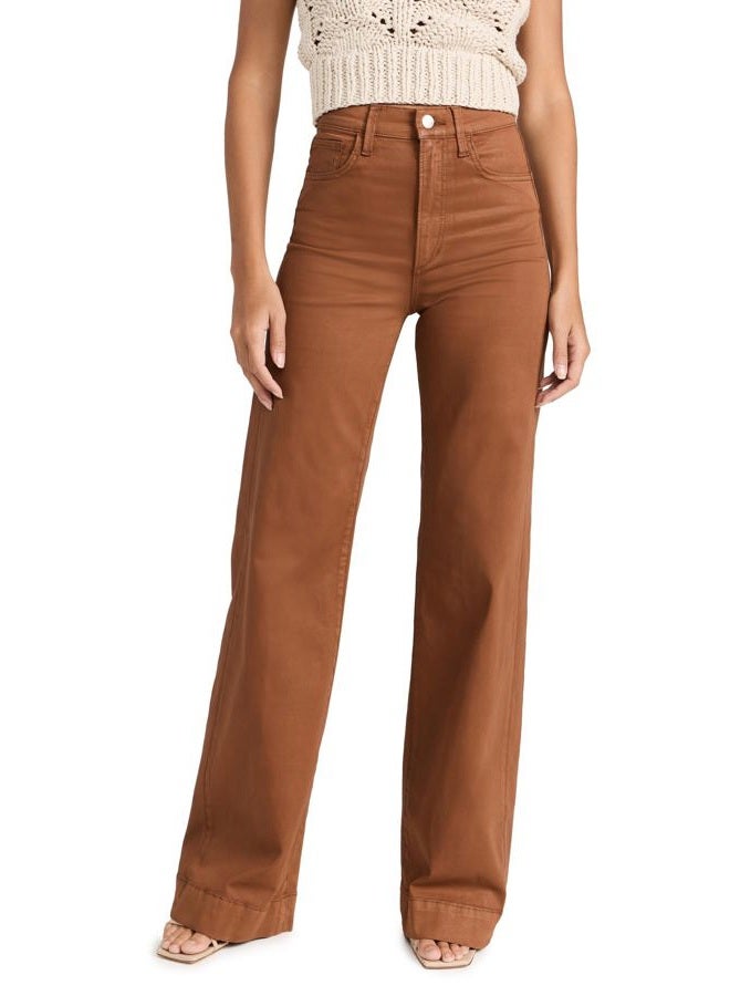 Joe's Jeans Women's The Mia Coated, Leather Brown, 30 - Image 1