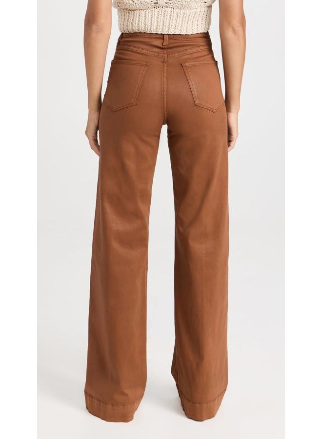 Joe's Jeans Women's The Mia Coated, Leather Brown, 30 - Image 3