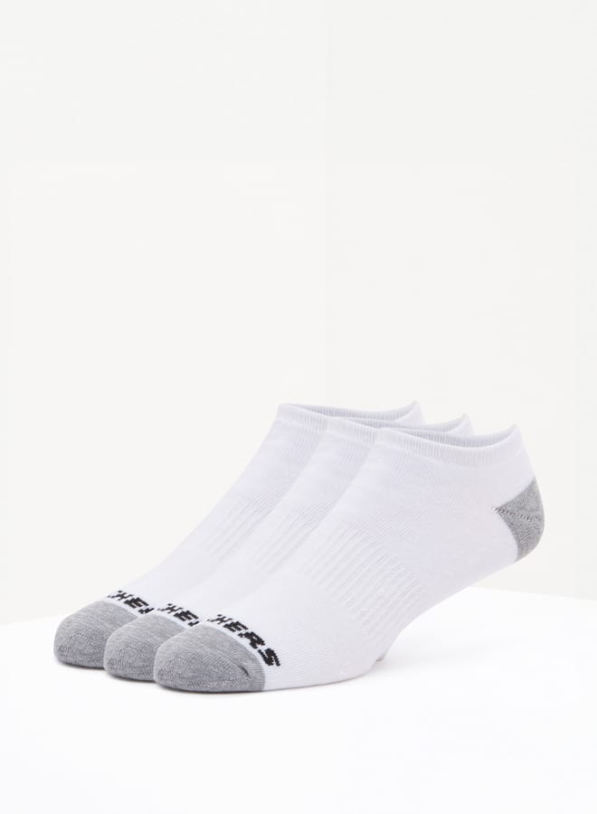 SKECHERS Men's Colourblock Sports Socks - Set of 3 - Image 1