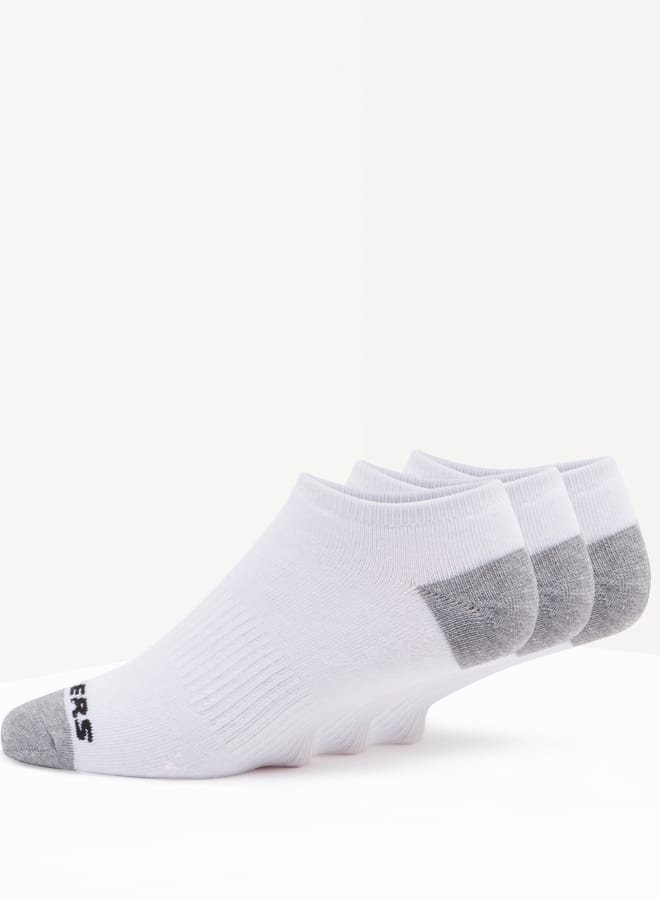SKECHERS Men's Colourblock Sports Socks - Set of 3 - Image 2