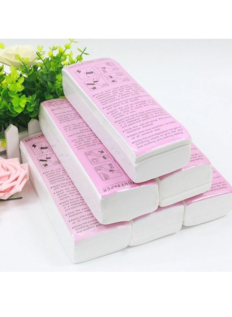 DubaiGallery 3-In-1 Professional Roller Depilatory Wax Set Pink/White - Image 4