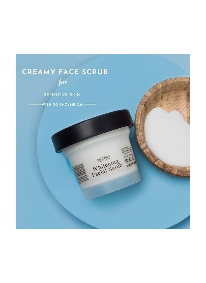 Scentio Scentio Milk Plus Bright Whitening CO-Q10 Facial Scrub Skin 100ml  - Image 2