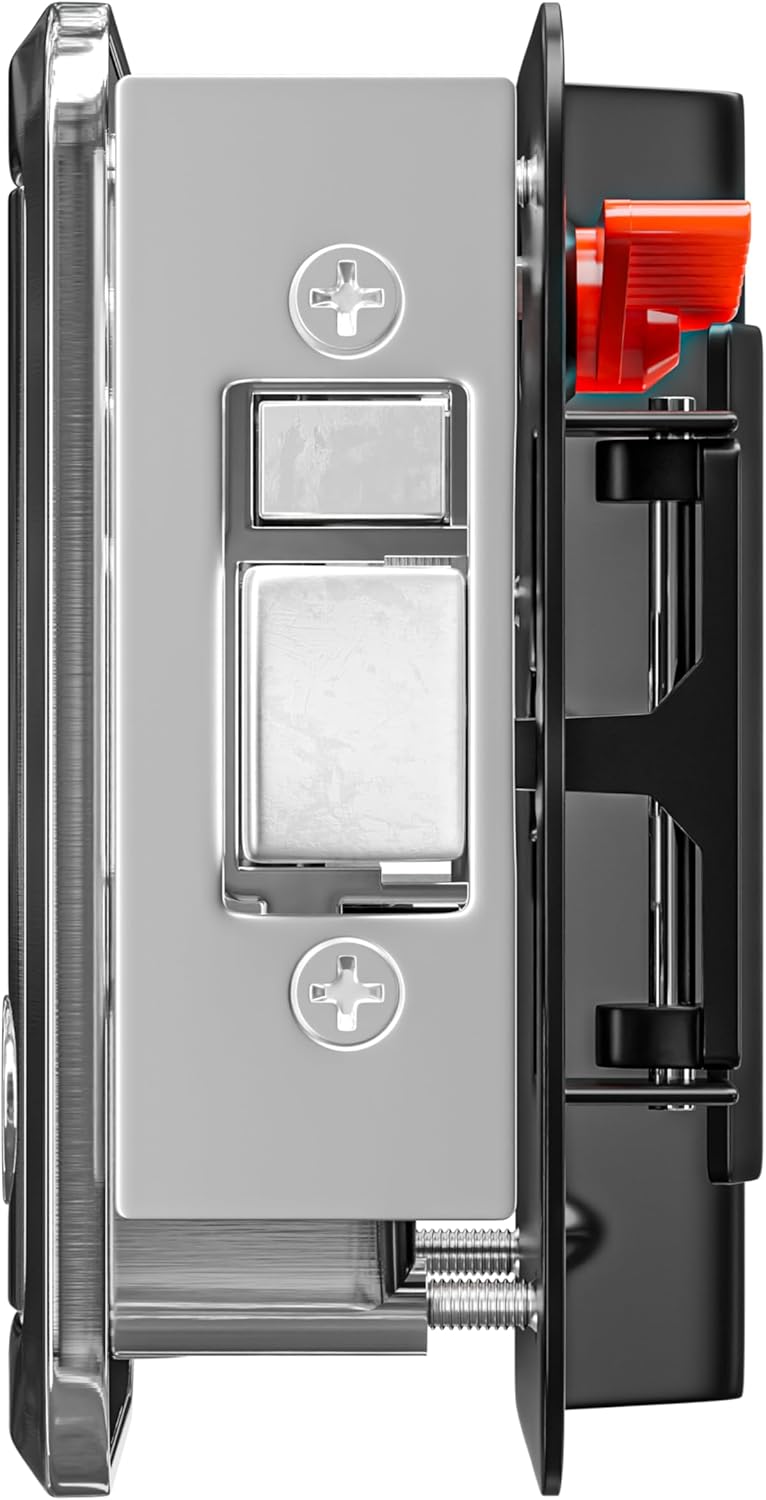 Leisure Locks RV Travel Trailer Entry Door Polar Chrome Paddle Deadbolt - Image 5