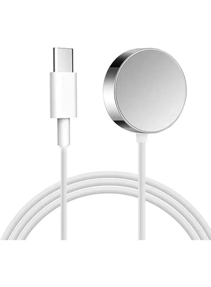 كابل شحن ساعة USB-C، شاحن مغناطيسي لاسلكي لساعة آبل، محطة شحن محمولة من النوع C، متوافق مع ساعات آبل من السلسلة 10/11/9/8/7/6/5/4/3/2/1/Ultra/Ultra 2/Ultra 3/SE - Image 2