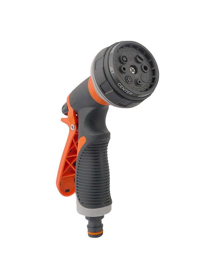 Generic Garden Hose Nozzle Spray Nozzle Gun with 8 Adjustable Watering Patterns Anti-Slip High Pressure Water Nozzle for Watering Garden Cleaning Car Wash Pets Shower  - Image 1