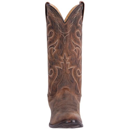Dan Post Mens Renegade Embroidered Round Toe Casual Boots Mid Calf - Brown - Size 11 EW - Image 5