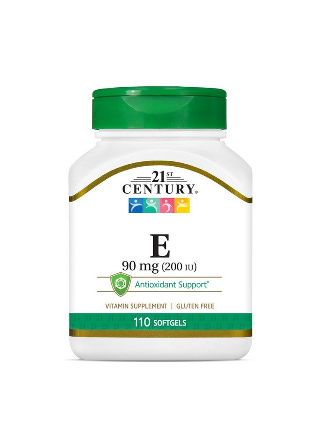 21st Century E 200 I.U. (Dl-Alpha) Softgels, 110 Count (Pack of 2) - Image 1