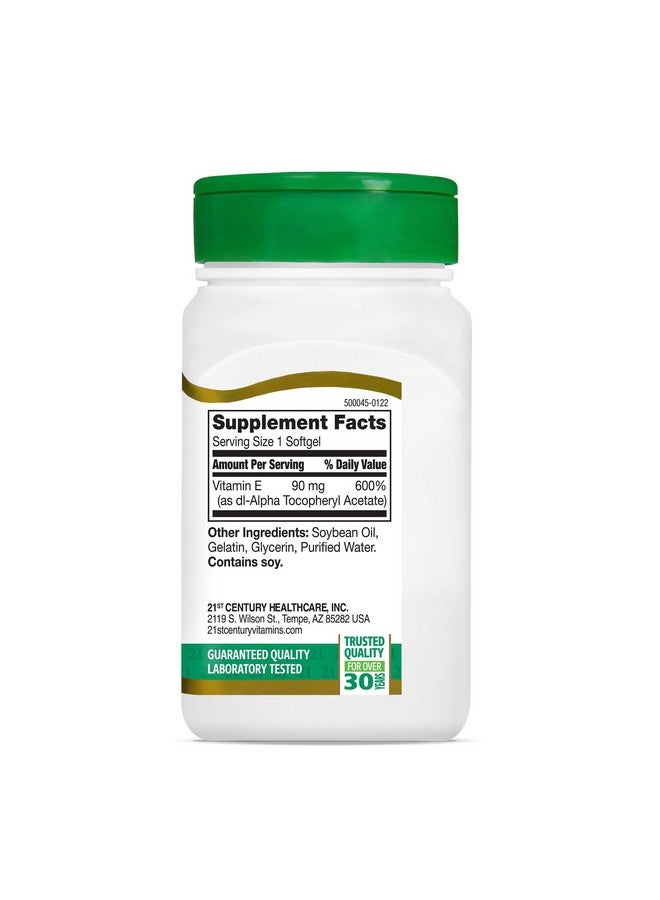 21st Century E 200 I.U. (Dl-Alpha) Softgels, 110 Count (Pack of 2) - Image 5