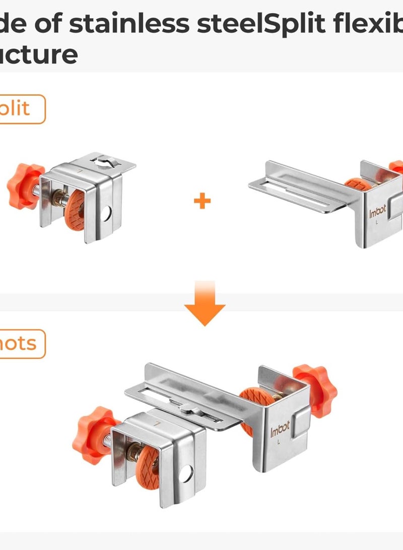 GGOOT Drawer Front Installation Clamps，2 Cps Adjustable Cabinet Drawer Mounting Hardware Clamps For Home Bedroom Woodworking Tools, Living Room Drawer Panel Installation - Image 3