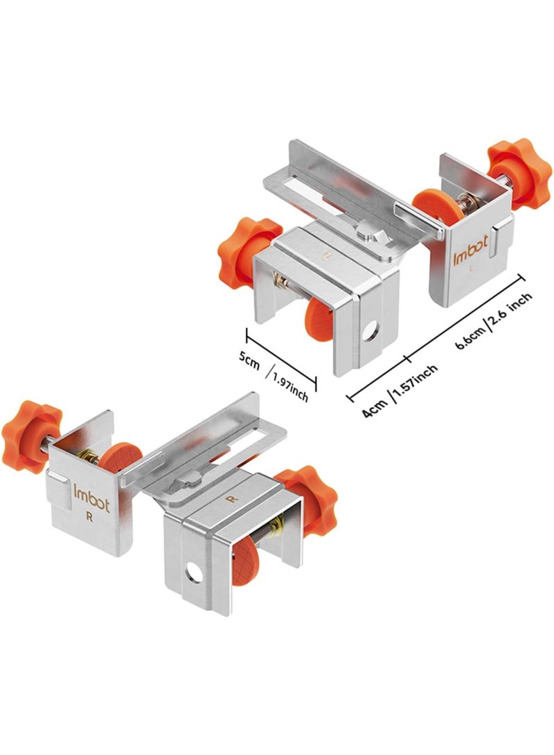 GGOOT Drawer Front Installation Clamps，2 Cps Adjustable Cabinet Drawer Mounting Hardware Clamps For Home Bedroom Woodworking Tools, Living Room Drawer Panel Installation - Image 2