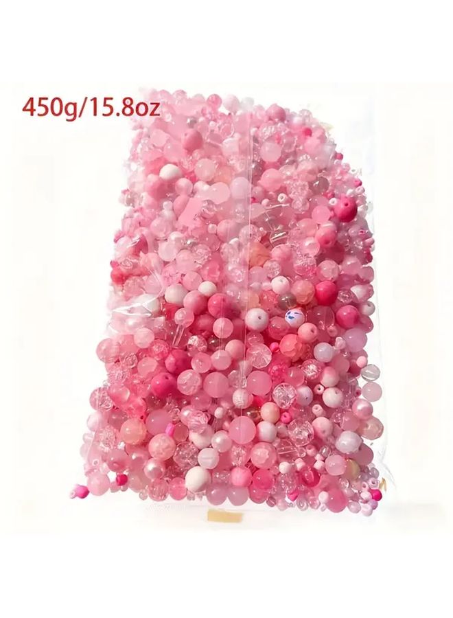 A Pack Of 450g Mixed Purple Glass Beads 3 To 13mm In Various Shades For Jewelry Making Christmas Decorations And Crafts Compatible With Cord Wire - Image 4