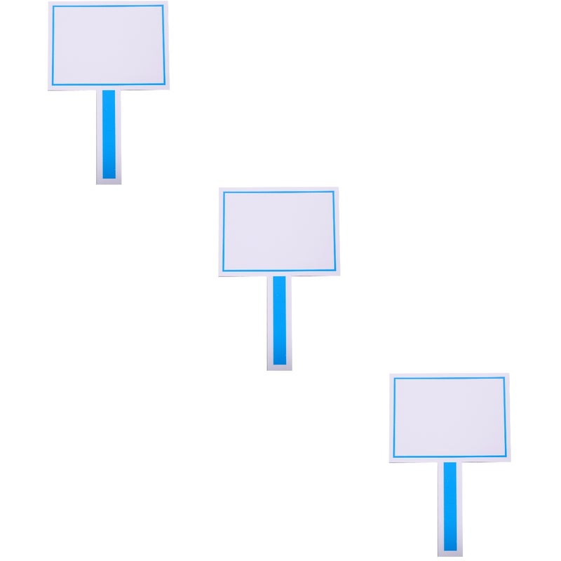 3pcs Judges Writable Scoreboard Blank Scoreboard Voting Writing Scoreboard Foams Scoreboard - Image 1