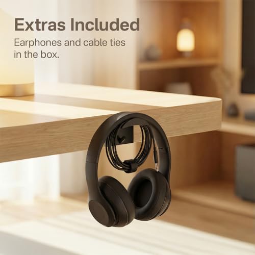 Yibracki 2-Pack Adjustable Clamp On Projector Stand Table, Heavy Duty 40 lbs Each, Dual Utility Tabletop Stands for Projector & Streaming Device, Gaming Console, Laptop – Home Theater & Office Setup - Image 5