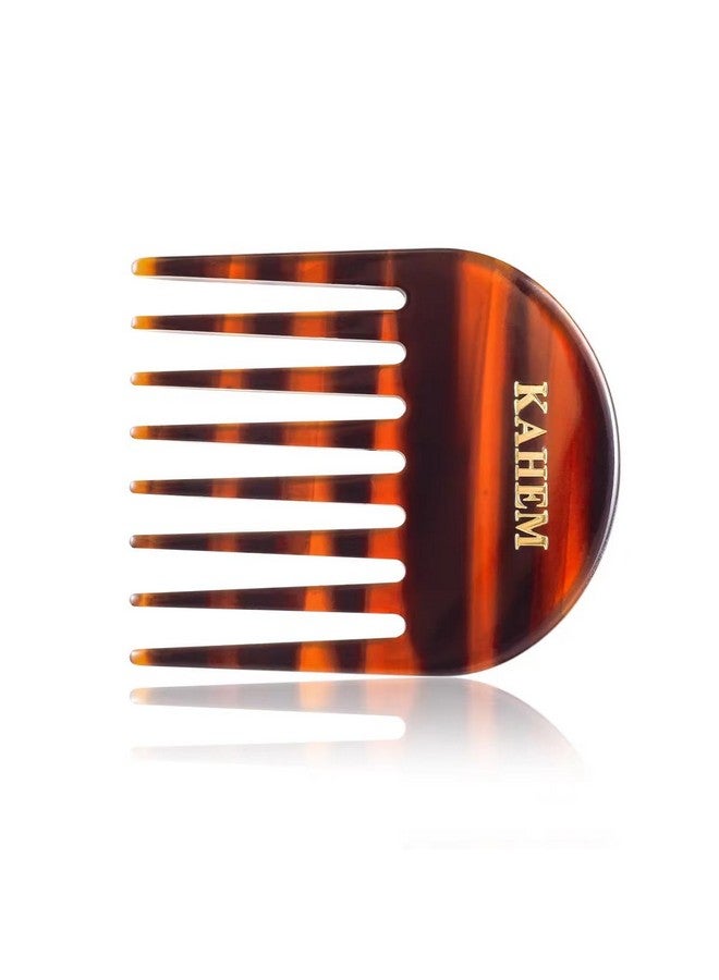 KAHEM Ahem Handmade Wide Tooth Comb For Curly Hair.Small Wide Tooth Comb For Long And Short Hair Detangler Comb For Wet And Dry. Professional Hair Cutting Combs3.14Inch - Image 1