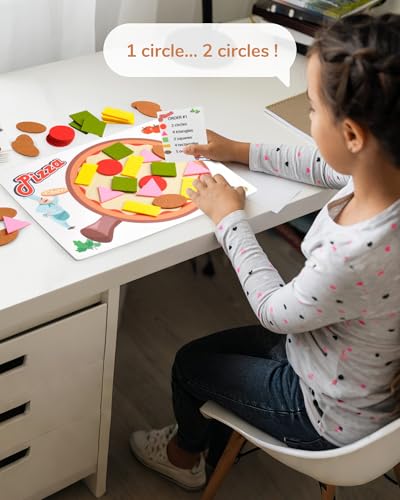 CHEFAN Pizza Counting Toddler Toys Toddler Number Learning Toys Preschool Math Games Manipulatives for Preschool - Image 5