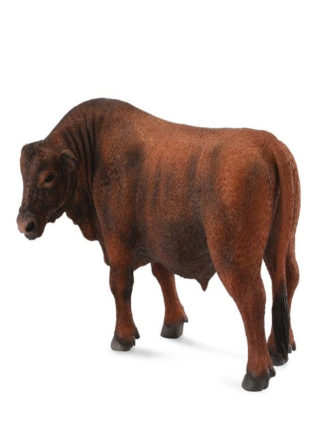 Collecta Red Angus Bull ,4.7"L x 2.6"H