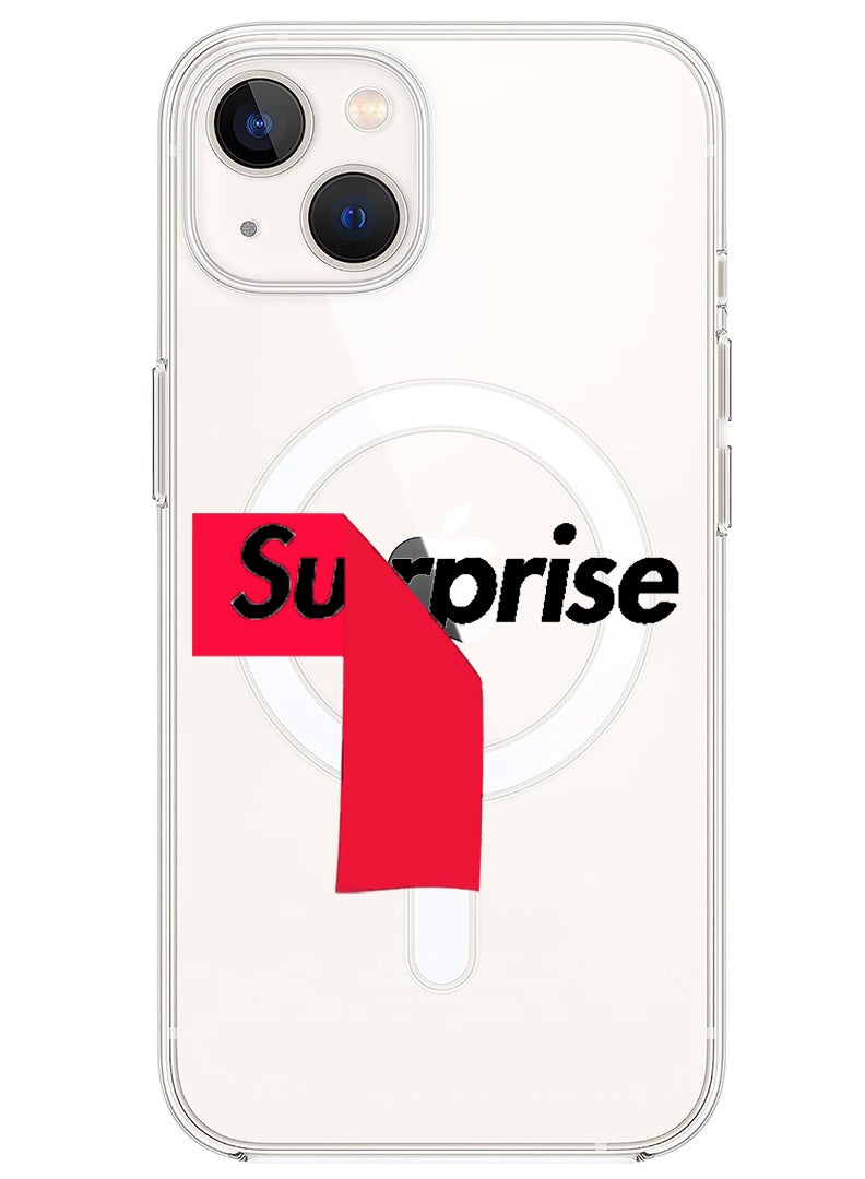 Theodor Magnetic Case for iPhone 14 Plus 6.7-inch Compatible with MagSafe Wireless Charging, Shockproof Phone Bumper Cover Surprise - Image 1