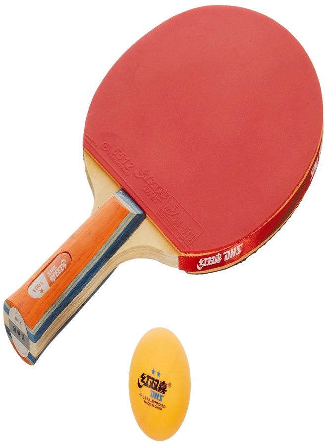DHS TT BAT A1003 DHS with TT Ball DHS 40MM 2 Star Orange (100 Pcs Box) - Image 3