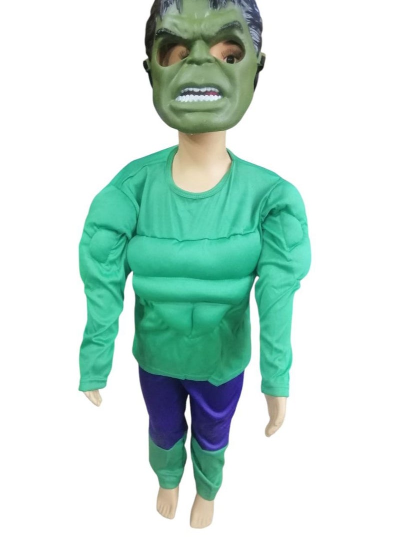 ملابس تنكرية هالك  بالماسك (مقاس M/L ) - Image 2