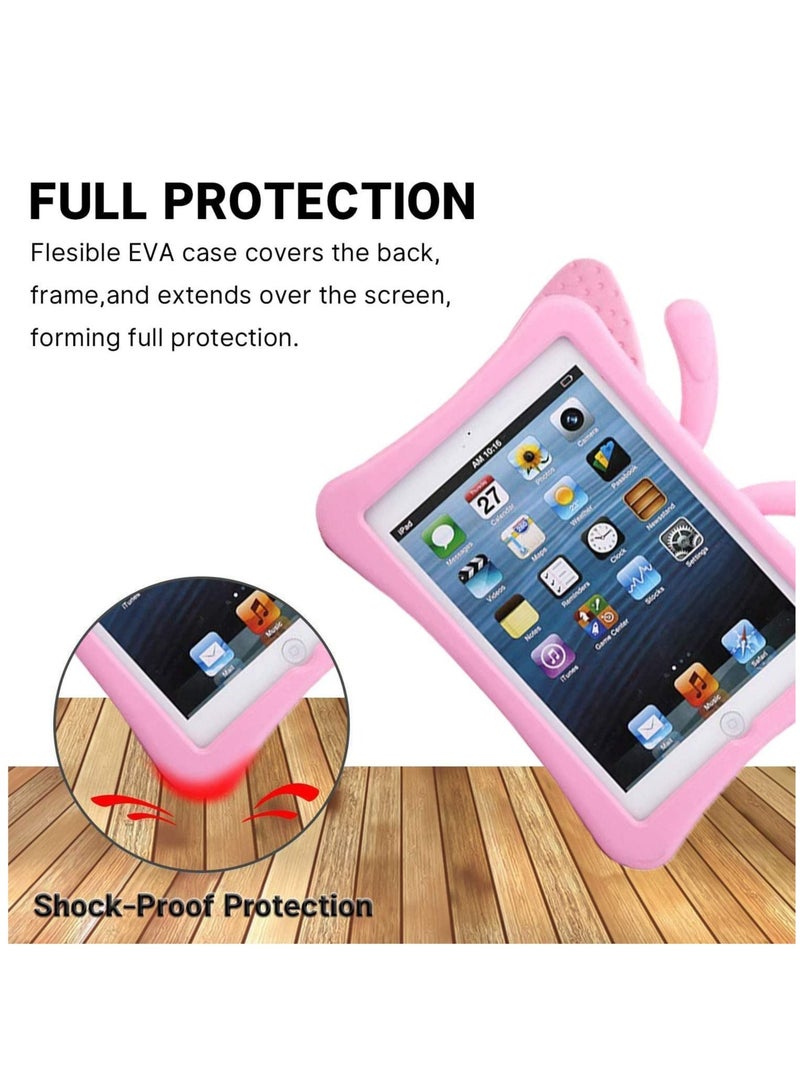 ELTRAZONE iPad 10.2 Inch Case for Kids(2021/2020/2019 Model,9/8/7 Generation), Shockproof Kickstand Butterfly Cover Non-Toxic EVA Foam Wings Kid-Proof Rugged Bumper Boy Girl Gift for iPad 10.2 - Image 4