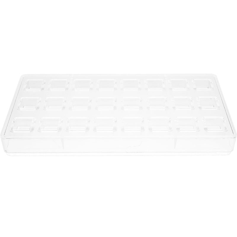 24 Cavity Plastic Cookie Chocolate Mold For Bakery Candy DIY Wedding - Image 2