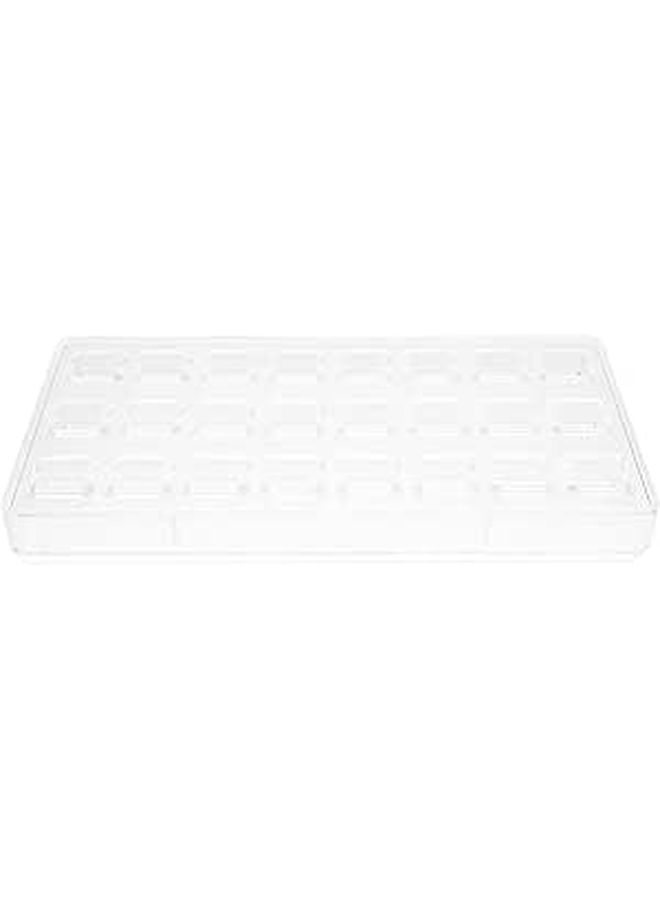24 Cavity Plastic Cookie Chocolate Mold For Bakery Candy DIY Wedding - Image 1