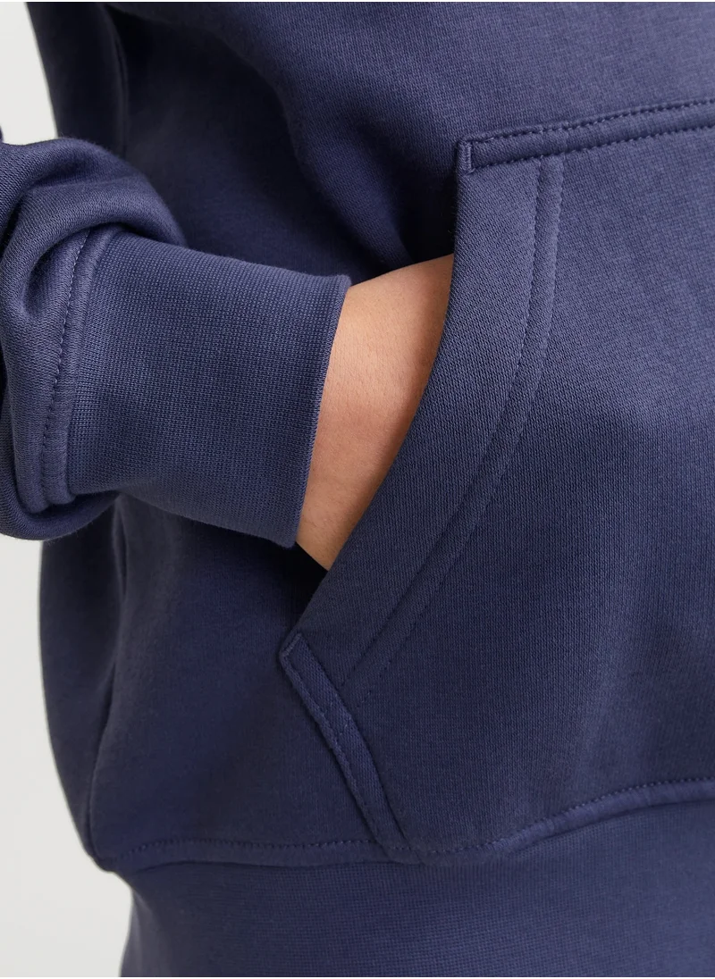 جاك وجونز جونيور Kids Logo Print Pull Over Hoodies