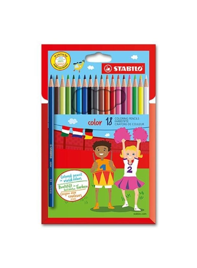 18 Colouring Pencils