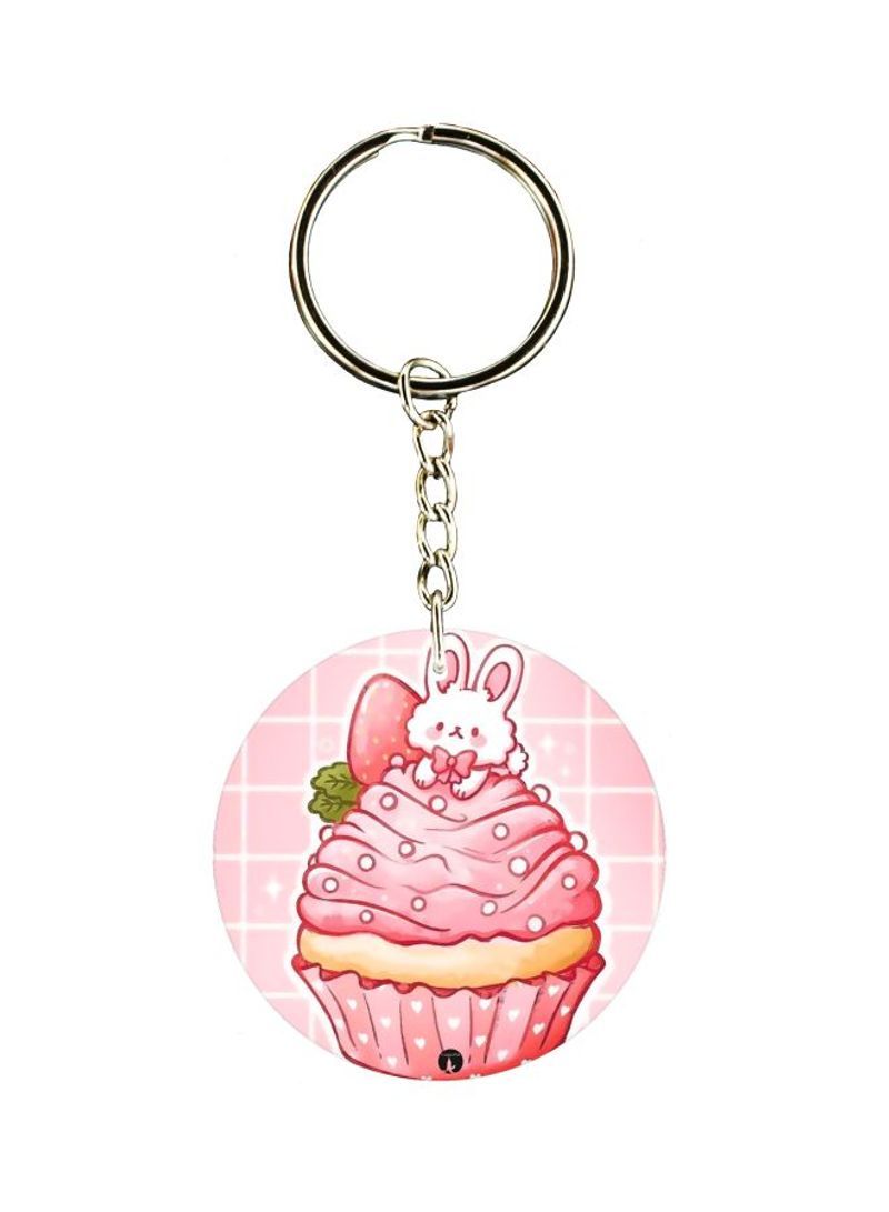 RKN Cupcake Printed Keychain