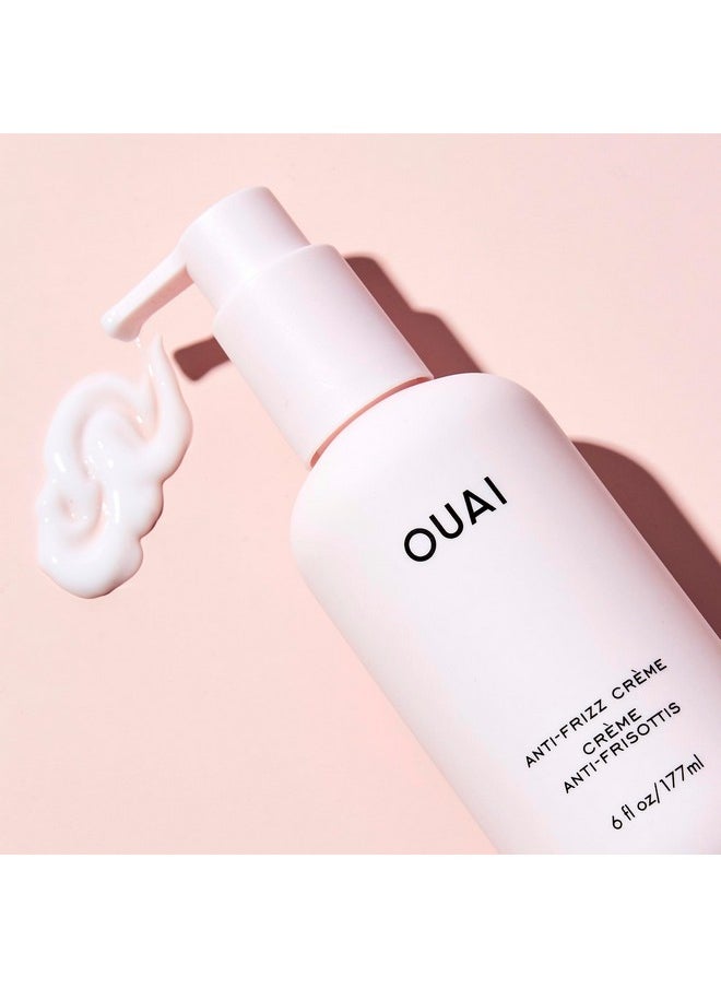 Ouai - OUAI Anti Frizz Cream - Moisturizing Hair Cream with Frizz Control & Heat Protection - Provides Lasting Hydration with Jackfruit & Beetroot Extract - Paraben, Phthalate & Sulfate Free (6 oz) - Image 1