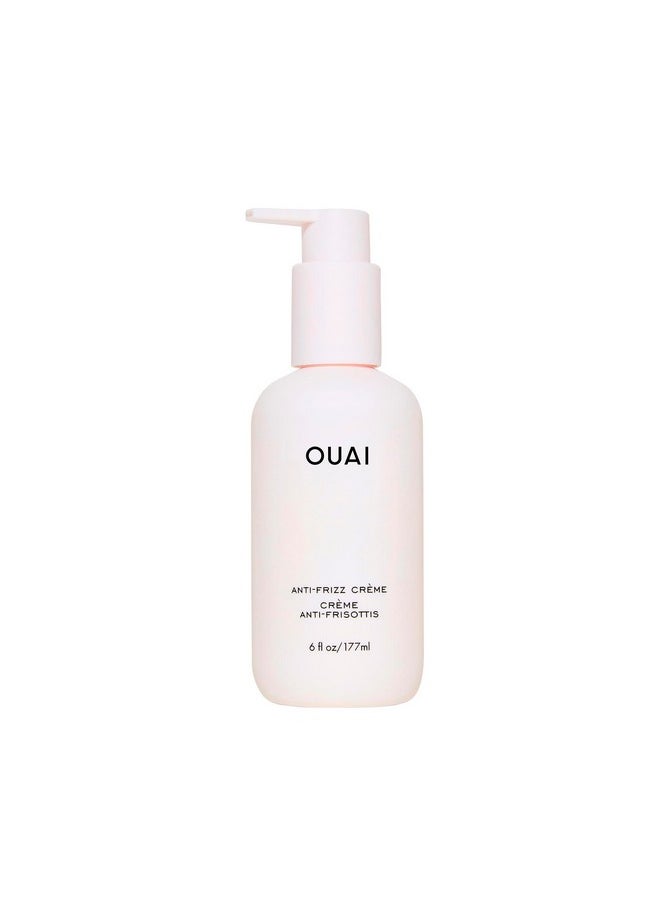 Ouai - OUAI Anti Frizz Cream - Moisturizing Hair Cream with Frizz Control & Heat Protection - Provides Lasting Hydration with Jackfruit & Beetroot Extract - Paraben, Phthalate & Sulfate Free (6 oz) - Image 1