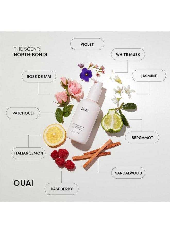 Ouai - OUAI Anti Frizz Cream - Moisturizing Hair Cream with Frizz Control & Heat Protection - Provides Lasting Hydration with Jackfruit & Beetroot Extract - Paraben, Phthalate & Sulfate Free (6 oz) - Image 1