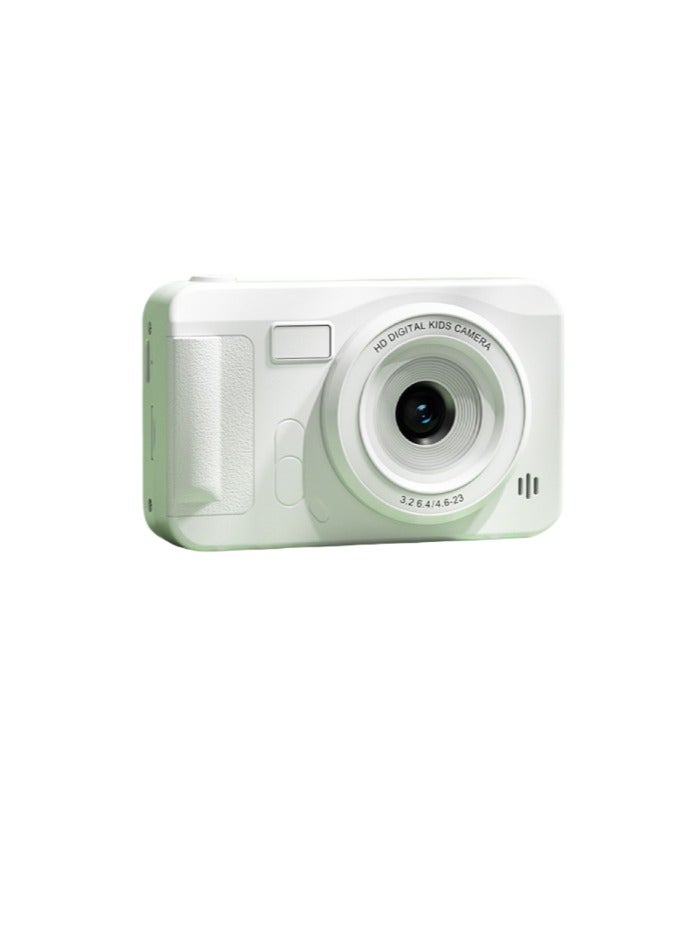 Camera 2.4 inch HD video camera portable camera 64g memory white children's camera point-and-shoot camera simple operation suitable for kids and novices birthday gift let children record a beautiful life