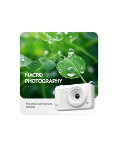 Generic Camera 2.4 inch HD video camera portable camera 64g memory white children's camera point-and-shoot camera simple operation suitable for kids and novices birthday gift let children record a beautiful life  - Image 4