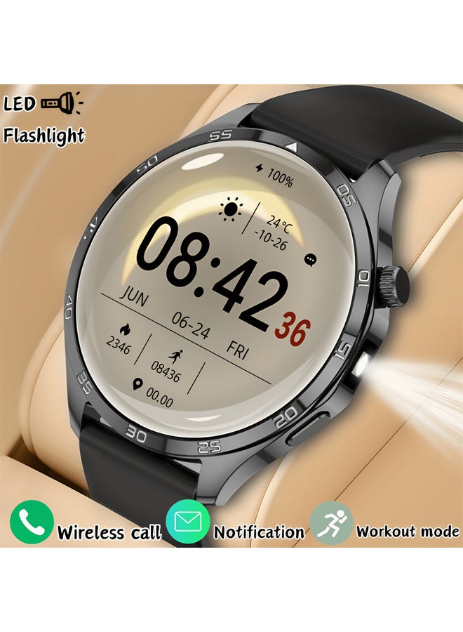 Smart Watch for Men, Answer/Make Call, 1.5'' IPS Ultra-Clear Screen Fitness Tracker, Smartwatch for iPhone/Android, Multible Sport Mode - Image 3